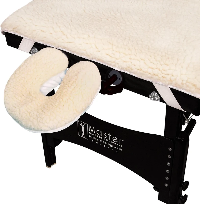 Master Massage Fitted Ultra Fleece Massage Table Pad Set (2 pcs Set), Cream