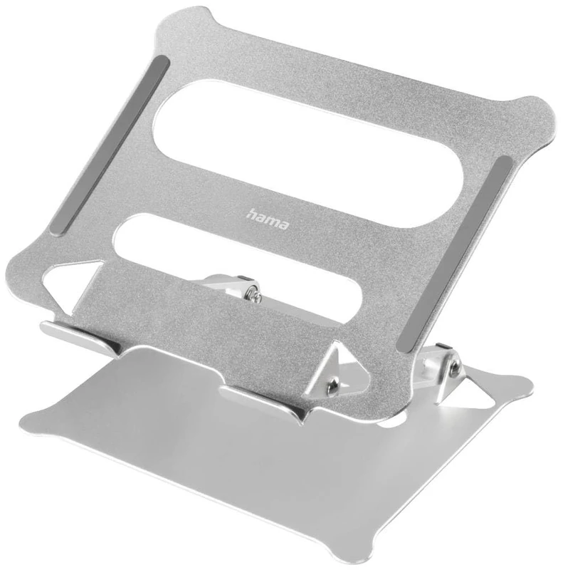 Hama "Alu Laptop Stand, Height-adjustable, Tilting, up to 40 cm (15.6"), silver