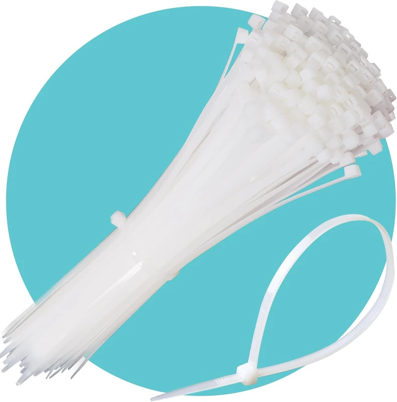 Triplast Essential Cable Ties, Natural White, 300mm x 4.8mm, Pack of 5000