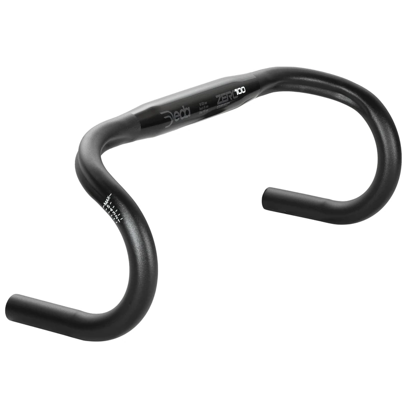 Deda Elementi Zero100 Handlebars, Black On Black (BoB), Deep Drop, 42cm