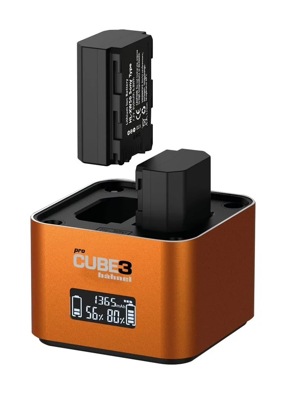 Hähnel - ProCube3 - For Sony - DSLR Duo Charger - Faster Charging - USB Type-C input