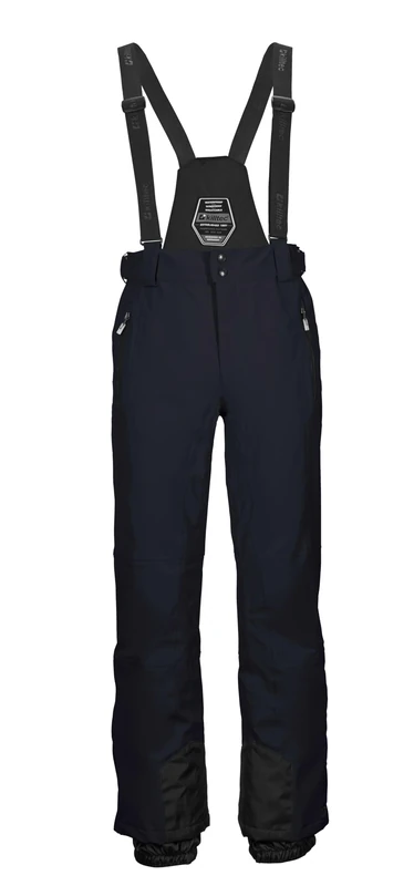 Killtec KSW 100 ENOSH MN SKI PNTS 43431-000 Men's Ski Trousers with Removable Straps, Edge Protection and Snow Guard Black Blue 5XL