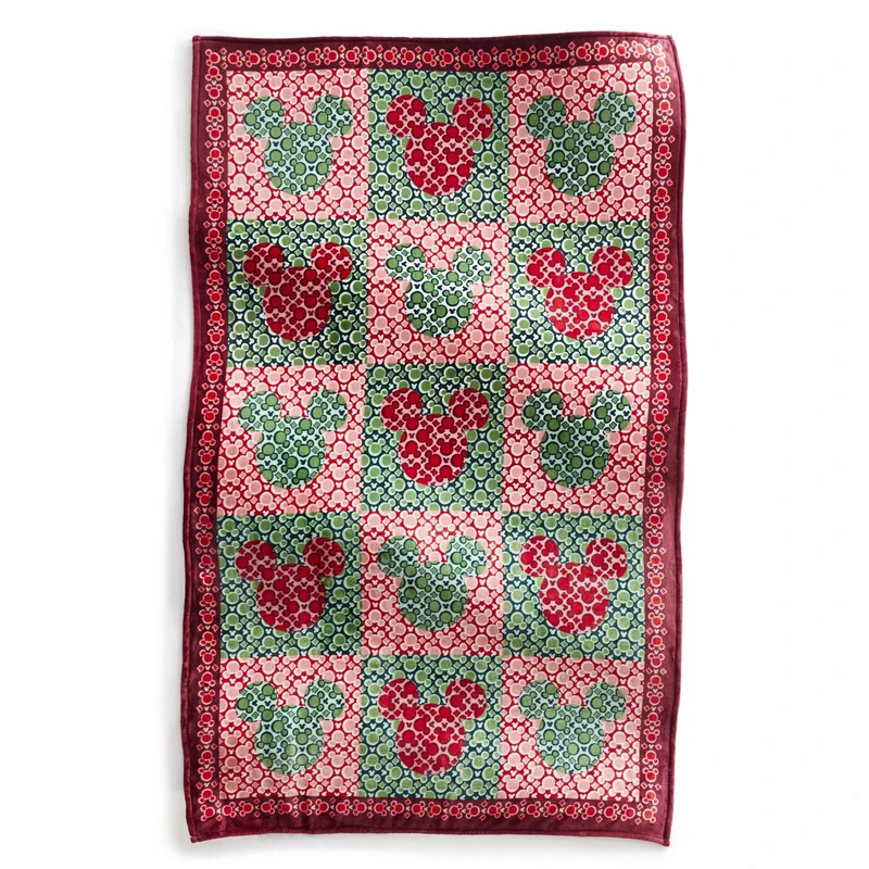 Vera Bradley Disney Fleece Plush Throw Blanket, Mickey Mouse Kaleidoscope Holiday, Mickey Mouse Kaleidoscope Holiday, One Size