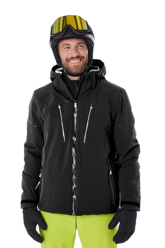 Killtec Men's Ksw 50 Mn Ski Jacket/Functional Jacket with Zip-Off Hood, Snow Guard and Underarm Ventilation