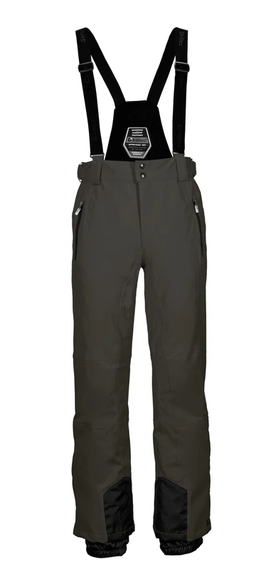 Killtec KSW 100 ENOSH MN SKI PNTS 43431-000 Men's Ski Trousers with Removable Straps, Edge Protection and Snow Guard Dark Olive XXL