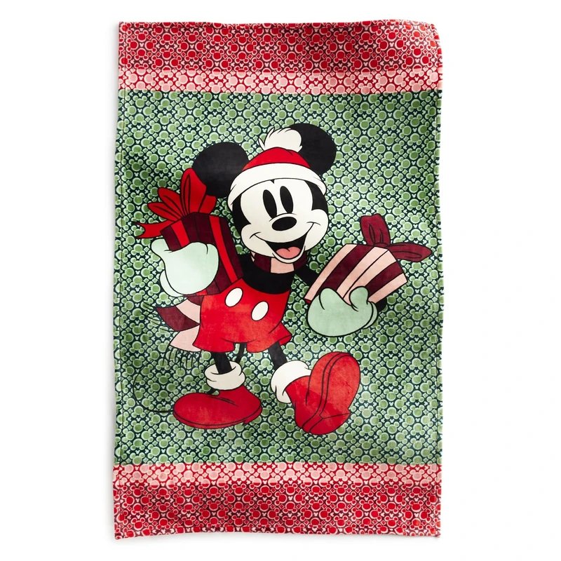 Vera Bradley Disney Fleece Plush Throw Blanket, Mickey Mouse Holiday Gifting, Mickey Mouse Holiday Gifting, One Size
