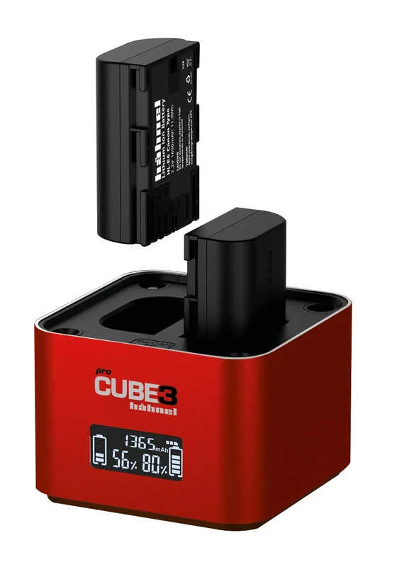 Hähnel - ProCube3 - For Canon - DSLR Duo Charger - Faster Charging - USB Type-C input