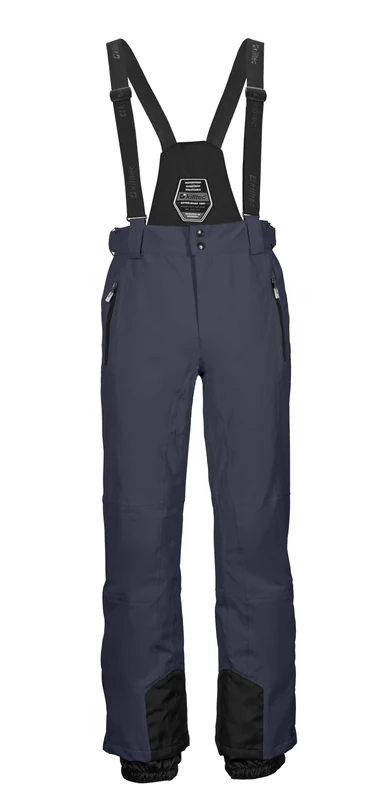 Killtec KSW 100 ENOSH MN SKI PNTS Men's Ski Trousers with Removable Straps, Edge Protection and Snow Guard, Night Blue, 3XL, 43431-000