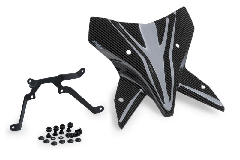 Puig 21995C New Generation Sport Windshield for KTM 990 Duke 2024 – Aerodynamic Performance and Sporty Design, Carbon look