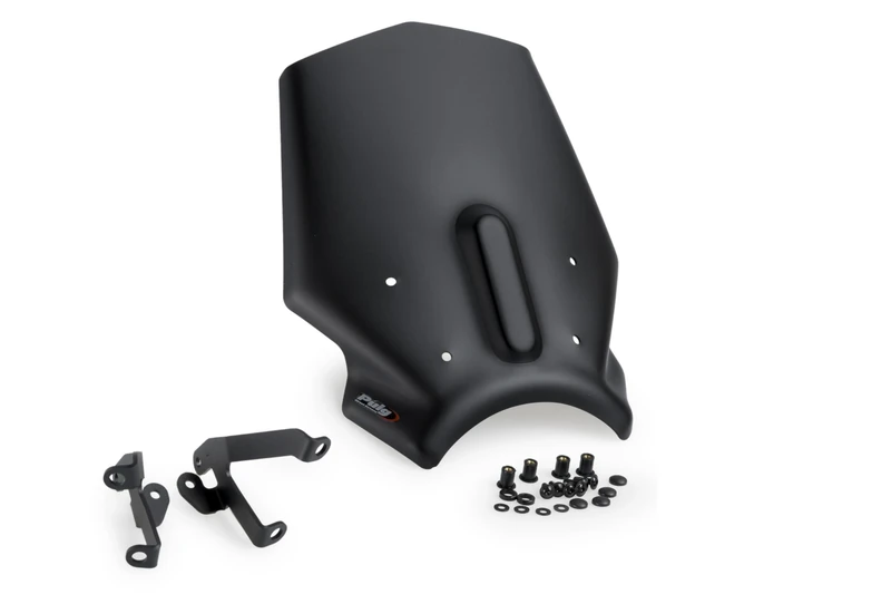 Puig 21960J New Generation Sport Windshield Puig for Honda CB650R Neo Sports Cafe 2024 and CB650R Neo Sports Cafe eClutch 2024 – Aerodynamic Design and Enhanced Protection, Matt black