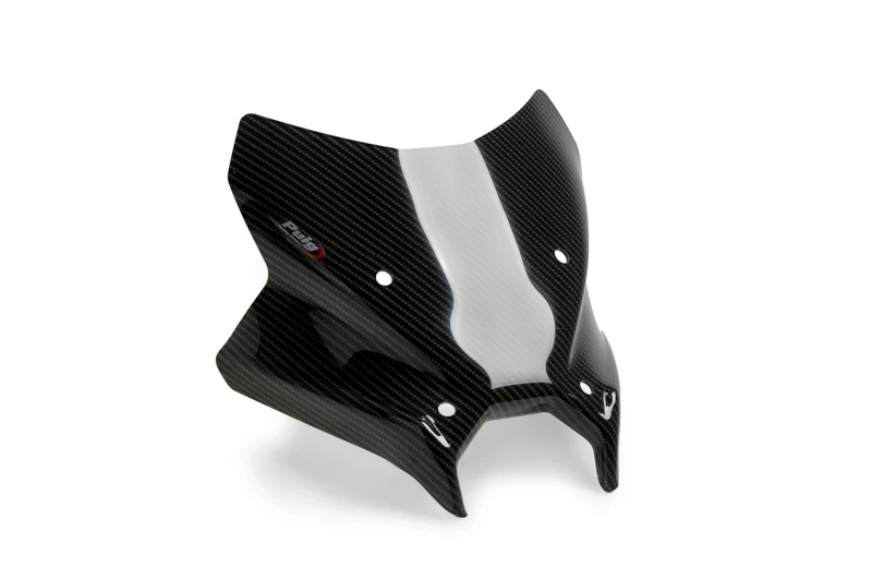 Puig 22077C New Generation Sport Windshield or Yamaha MT-09 2024 and Yamaha MT-09 SP 2024 – Aerodynamic Design and Sporty Style, Carbon look