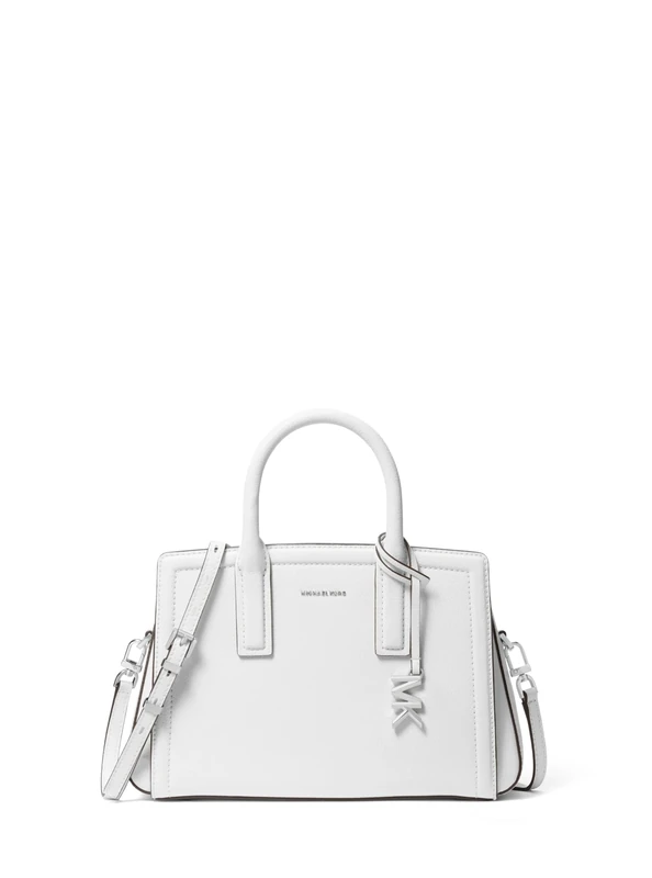 Michael Kors SM SATCHEL OPTIC WHITE