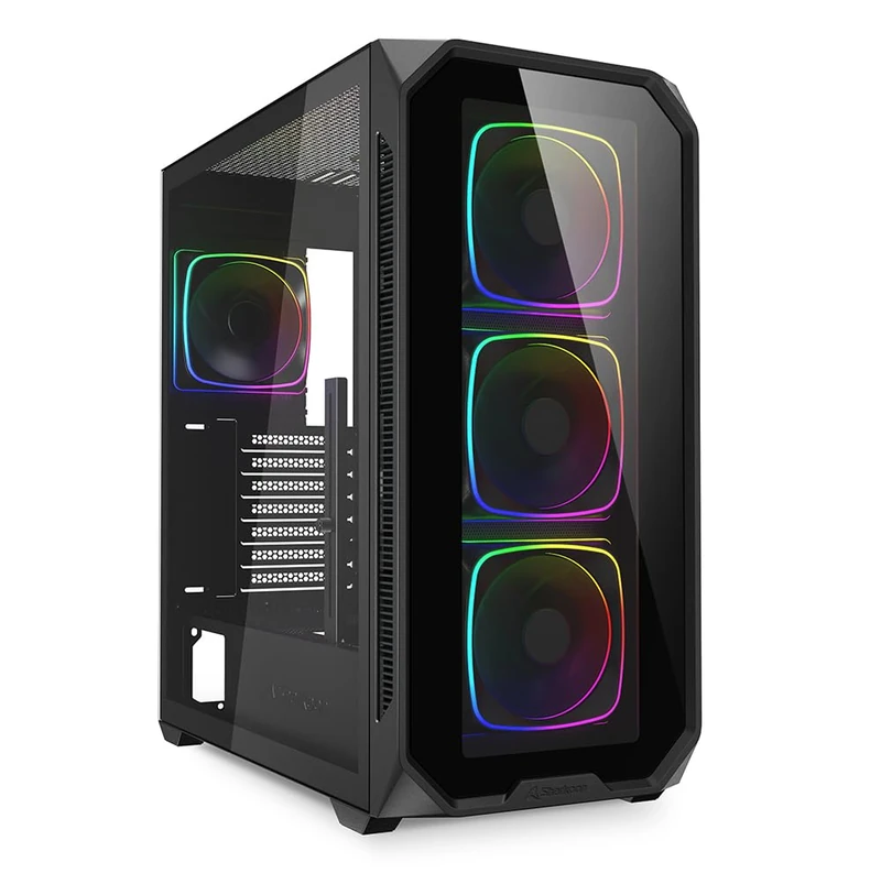 Sharkoon AK5G RGB Black, ATX PC Case