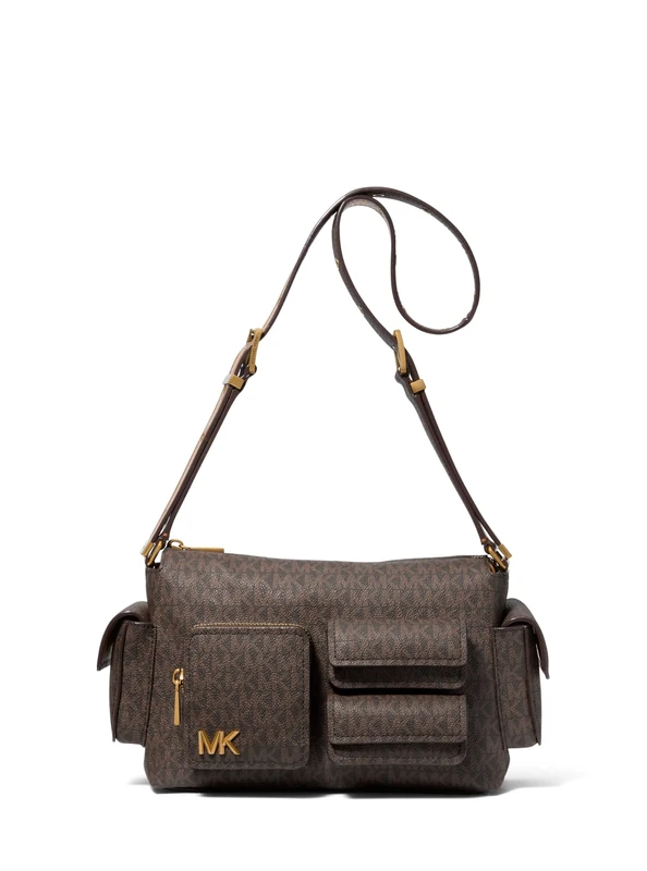 Michael Kors 30S5AM3L8B-252 MD PCKT SHLDR Female BRN/ACORN Size One Size