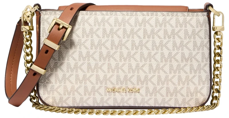 Michael Kors SM CONV XBODY POUCHETTE VANILLA/ACRN One Size