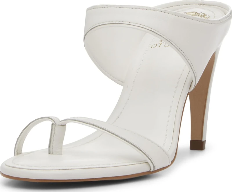 Vince Camuto Women's Brisa Heeled Sandal, Bianco, 6 UK