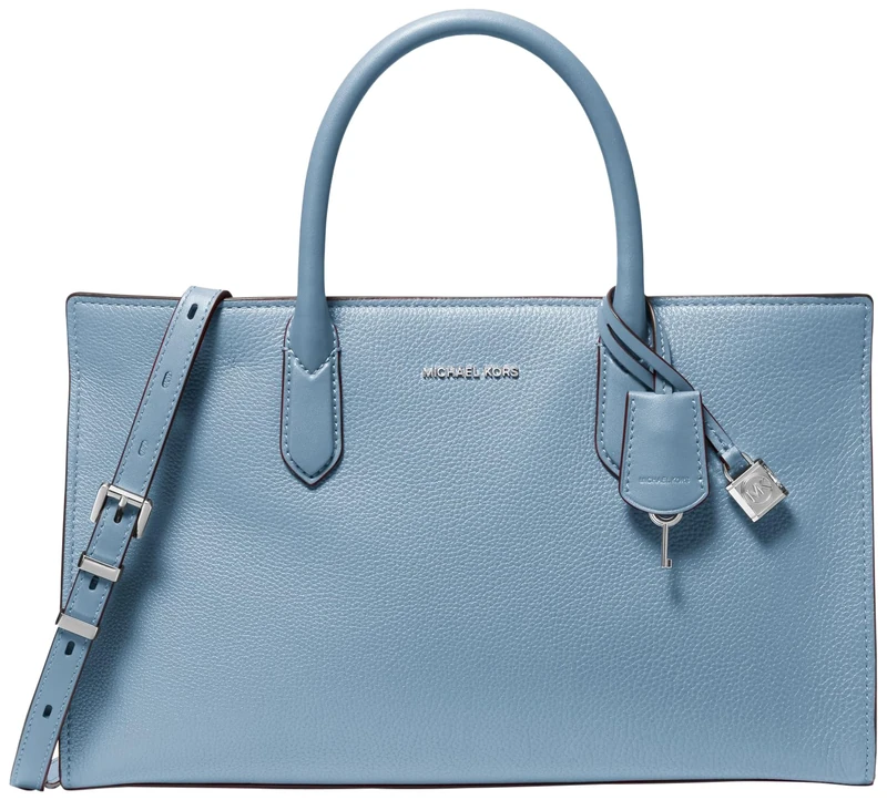 Michael Kors 30F4SETS2L-464 MD EW SATCHEL Chambray Handbag