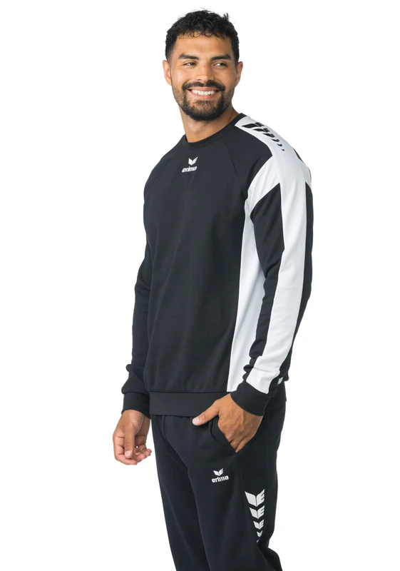 Erima Unisex CMPT 3 Wings GK Sweatshirt (6072501) Black/White, S