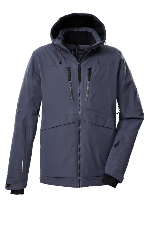 Killtec Men's Ksw 55 Mn Ski Jacket/Functional Jacket with Hood, Snow Guard and Underarm Ventilation