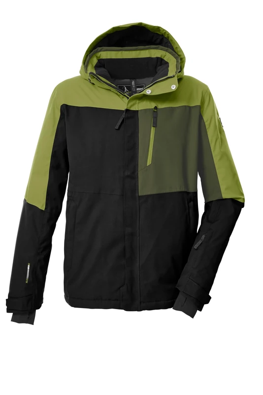 Killtec KSW 52 MN Men's Ski Jacket with Zip-Off Hood and Snow Guard XL 43440-000 Black