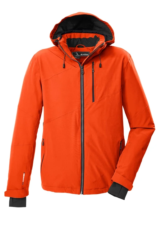 Killtec Men's Ksw 24 Mn Ski Jacket Outdoor Jacket/Functional Jacket with Removable Hood and Snow Guard