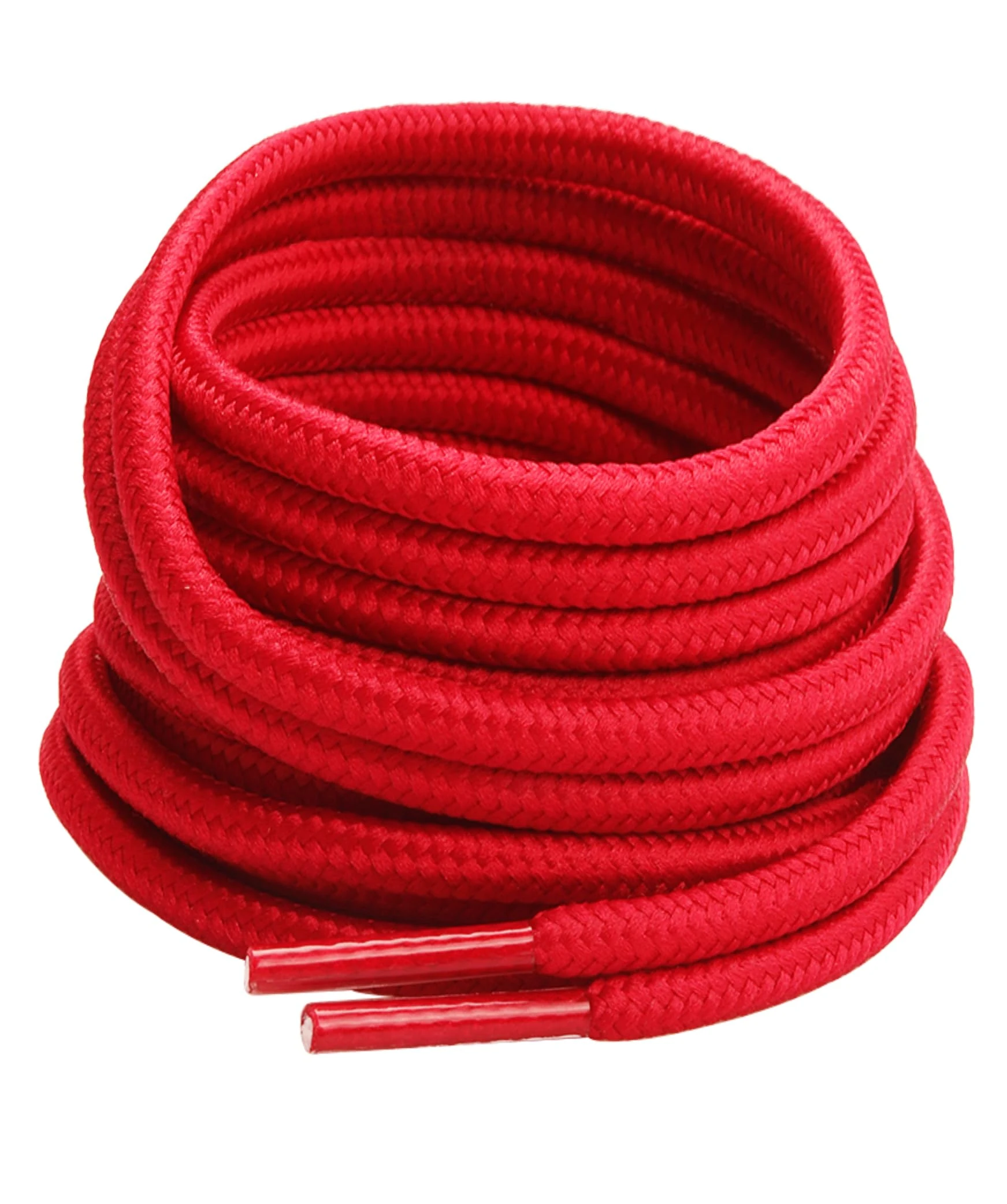 Gendewiner 1 Pair Red 130 cm Long Round Boots Shoelace Hiking Boots Shoe Laces Replacements for School Football Trainer Laces