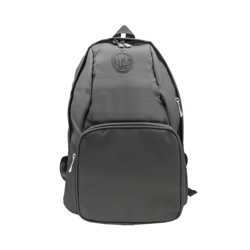 AC Milan Unisex's 143460 Milan Travel Backpack Bag, Black, Large