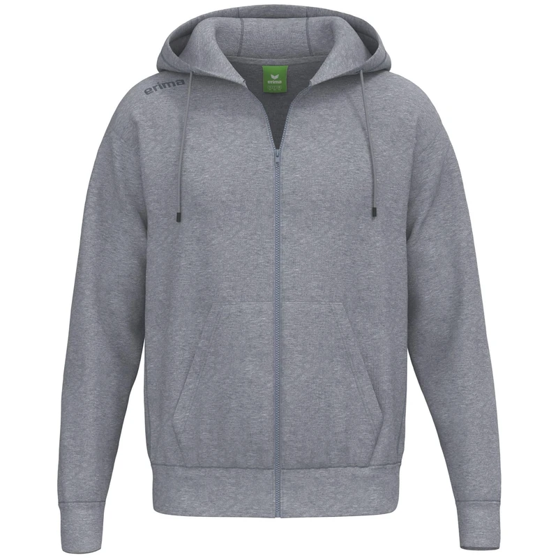 Erima Unisex Ts Hooded Jacket Grey Melange