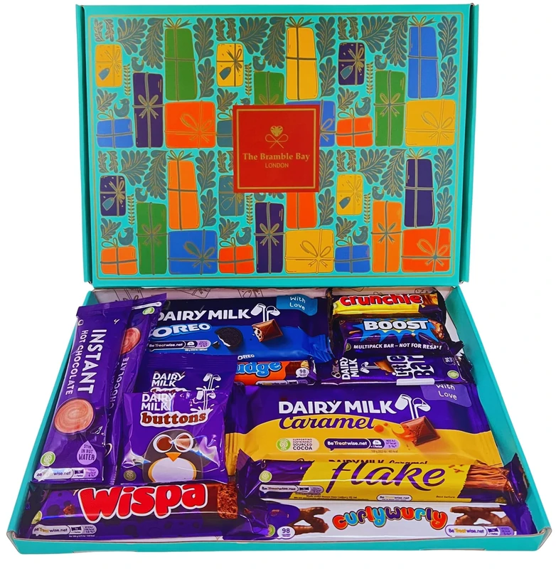 Chocolate Gift Hamper Large Box Set containing Cadbury Dairy Milk Selections for, Get Well Soon, Ideal for Christmas, Birthday, Sweet Treats for Kids