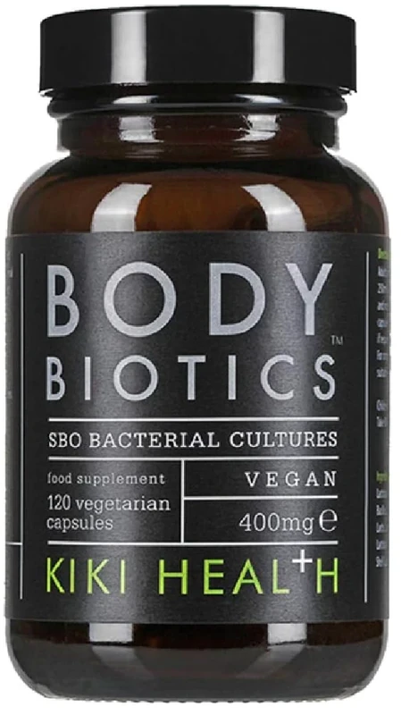 KIKI Healthy Kiki Health - Body Biotics Capsules | Probiotic Support, 400mg - 120 Vegan Capsules