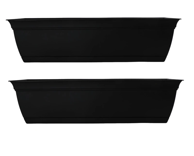 The HC Companies planters, Sandstone, 24" (Pack of 2)