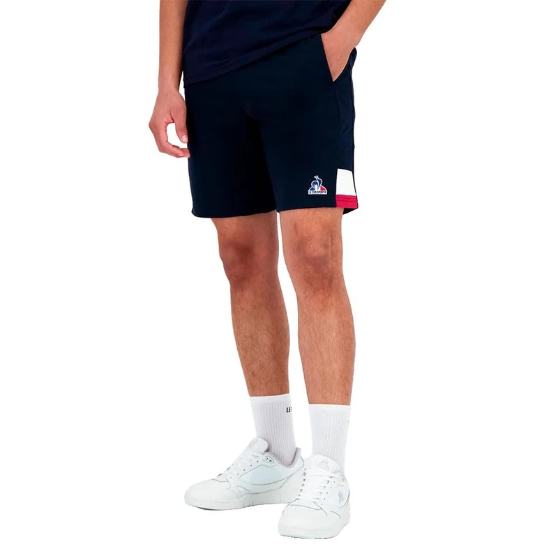Le Coq Sportif Men's Tri Sp Casual Shorts, Blue, XL - Image 1