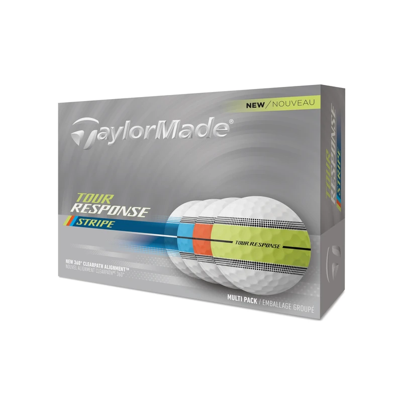 TaylorMade 2025 Golf Tour Response Stripe Multi Golf Balls