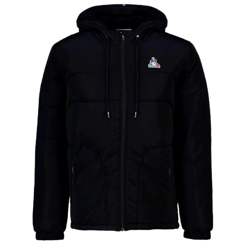 Le Coq Sportif Men's Ess Doudoune Heavy Jacket, Black, L
