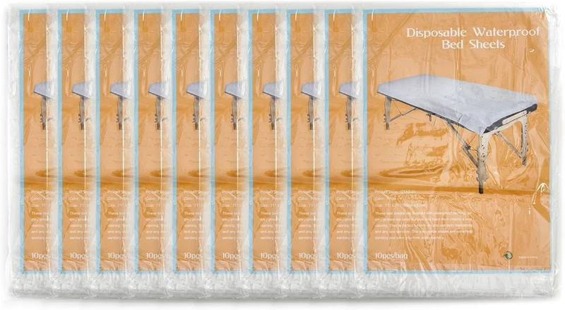 Master Massage Disposable Table Covers, White (Flat - 100 pcs)