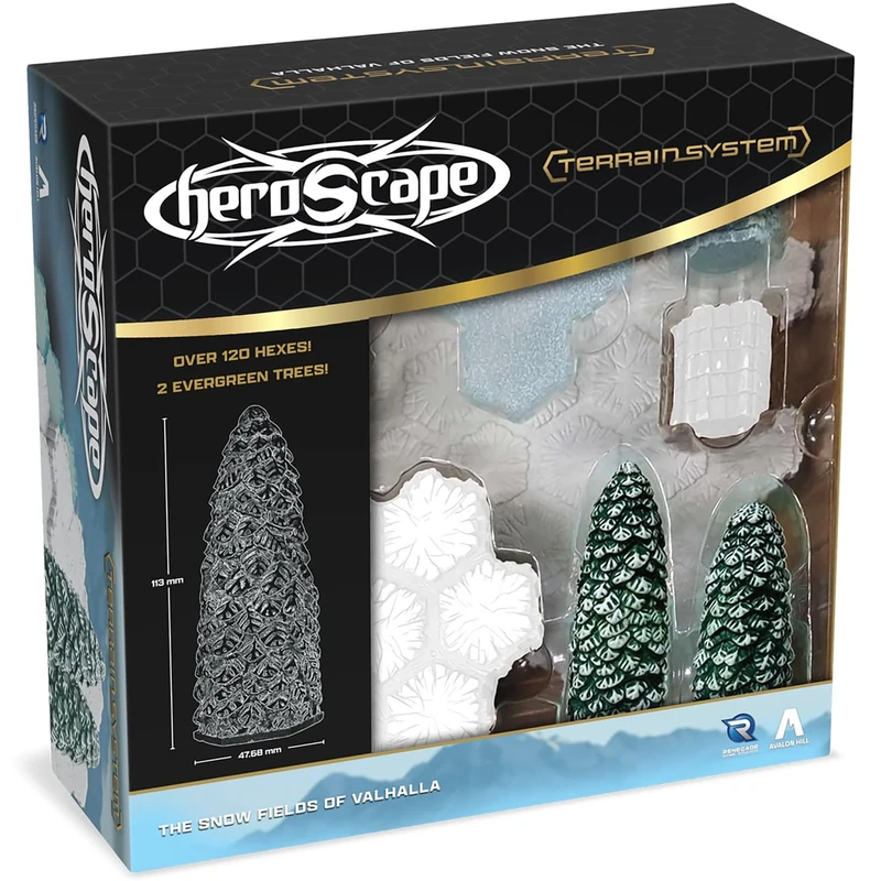 Renegade Game Studios Heroscape: The Snow Fields of Valhalla Terrain Expansion, Strategic Terrain Expansion, 2 Players