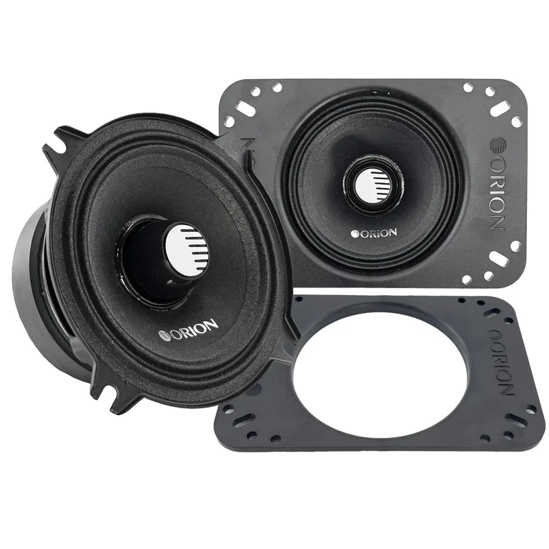 ORION Cobalt CM452 High Efficiency 4" / 4x6 Mid-Range Bullet Loudspeakers, 400W Max Power, 100W RMS, 2 Ohm, 1.2" Voice Coil - Pro Car Audio Stereo, Midrange Speakers (Pair)
