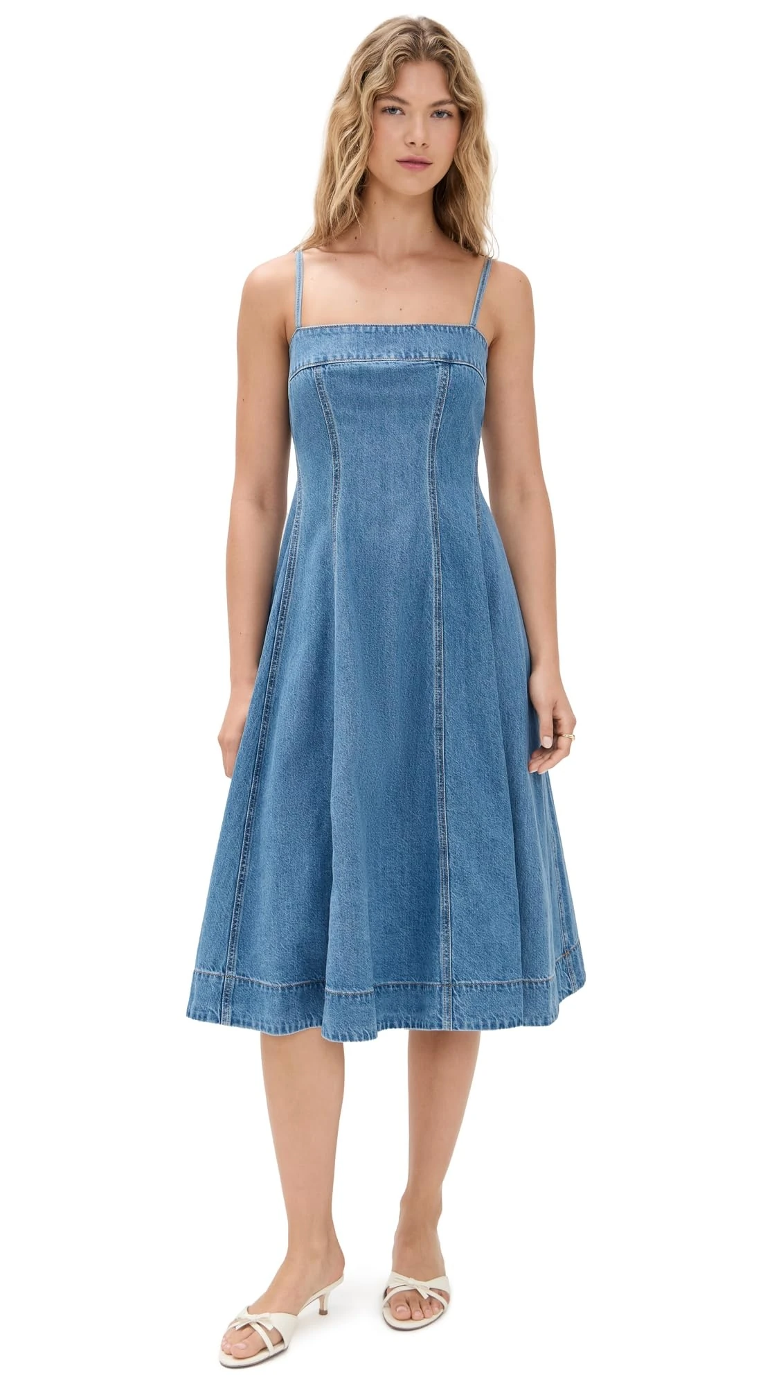 PAIGE Women's Pippa Midi Dress, Serenade, 6