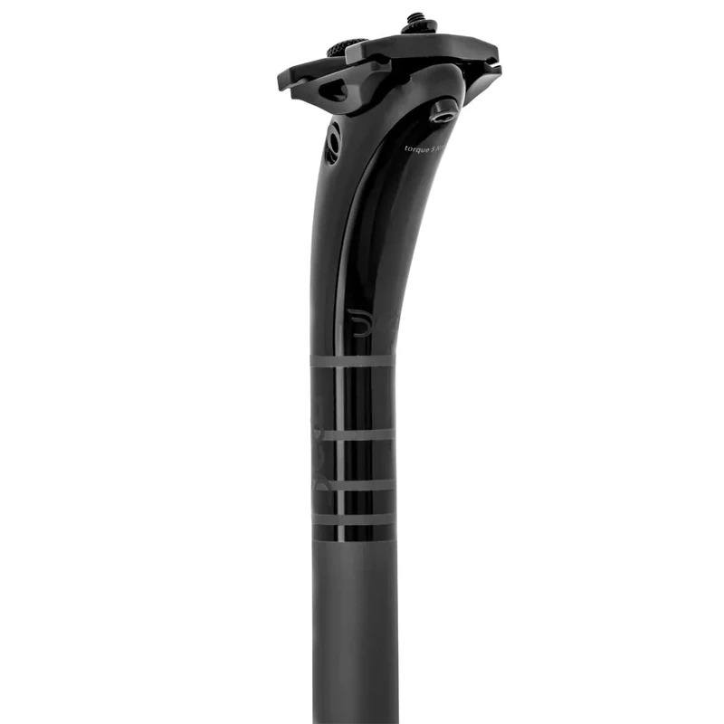 Deda Elementi RS Carbon Seatpost, POB (Polish on Black), ø31.6mm (350mm), 25mm Setback