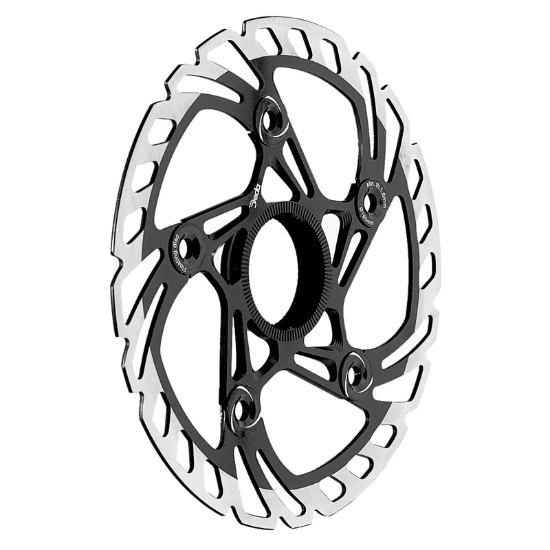 Deda Elementi Floating Disc Brake Rotor, Silver/Black, 160mm