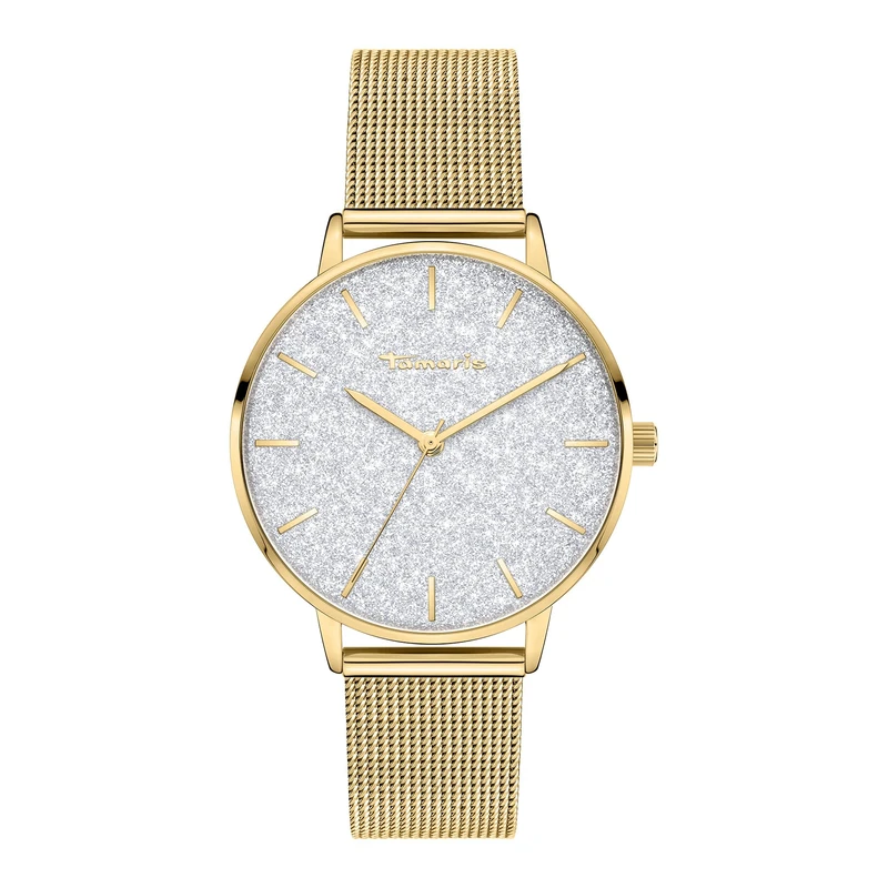 Tamaris TT-0192-MQ Women's Analogue Quartz Watch with Stainless Steel Strap, Gold
