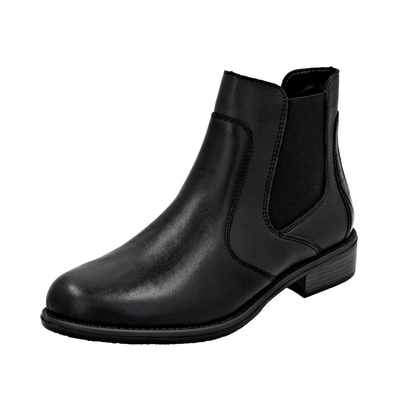 Remonte Women's D0F70 Chelsea Boots, Black, 38 EU, black, 6 UK