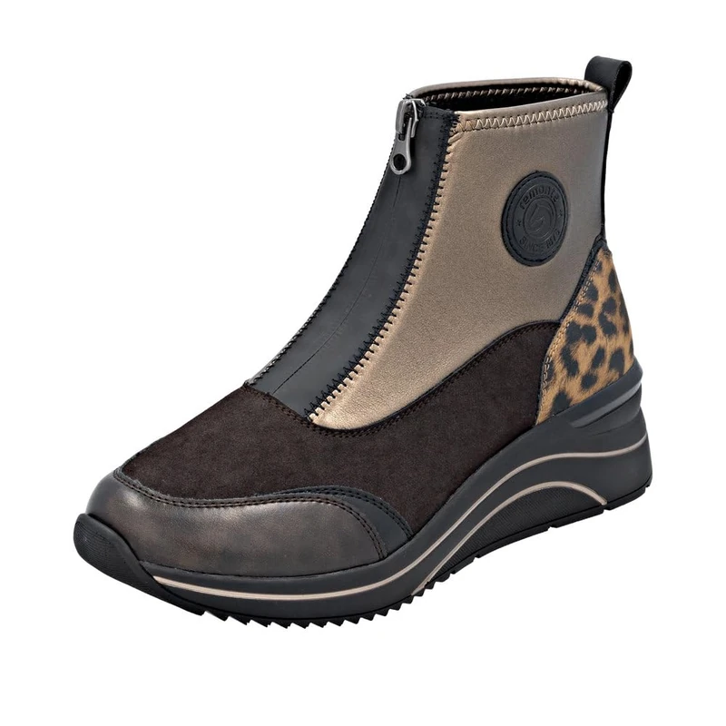 Remonte Women's D0T78 Metallic Ankle Boots 42 EU, metallic, 9 UK