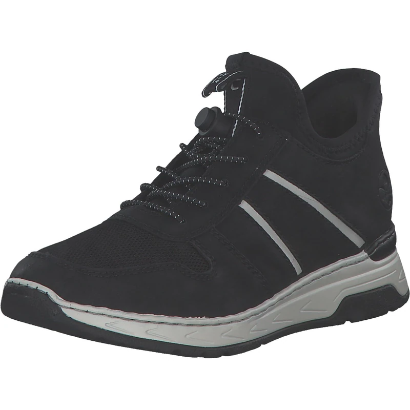 Rieker Adult Master Item M0059-30 Red, Black Black Off White Black, 6 UK