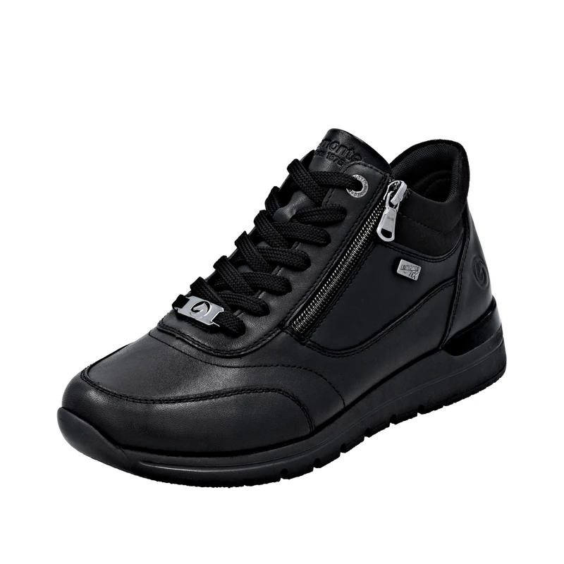 Remonte Women's R6775 High Trainers, Black, 42 EU, black, 9 UK