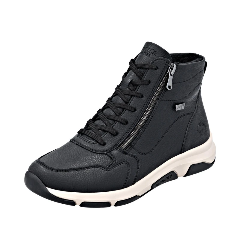 Remonte Women's D1s71 High Trainers, Black, 8 UK