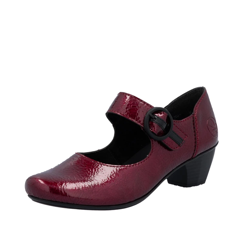 Rieker Women's 41756 Court Shoes, red, 6.5 UK