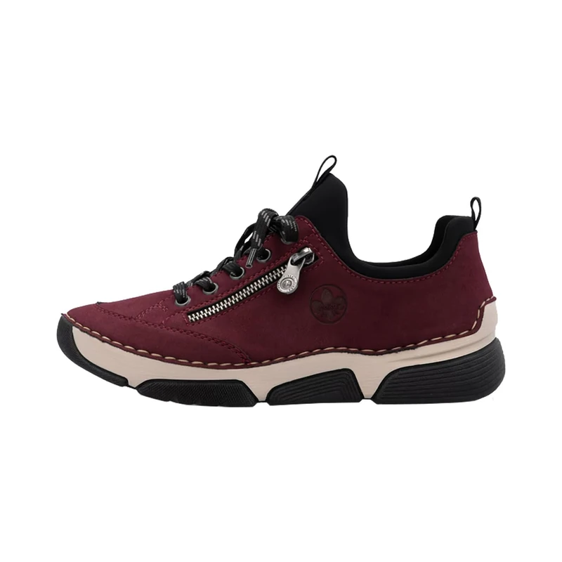 Rieker Women's Low-Top Trainers 45973, Women's Low Shoes, Red 36, 8 UK - Image 1
