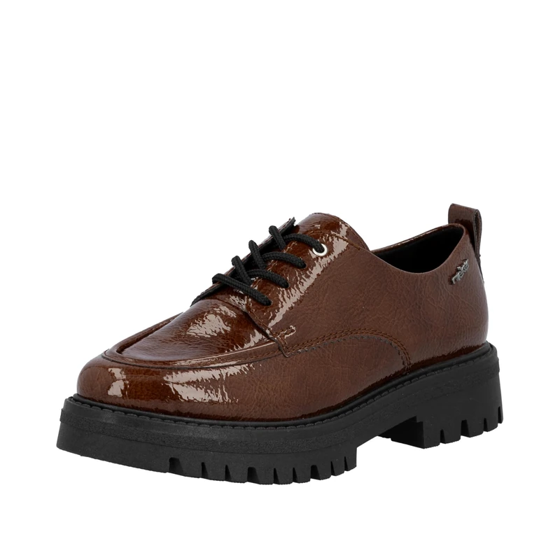 Rieker Women's 47500 Lace-Up Shoes, Brown, 41 EU, Brown, 7.5 UK - Image 1