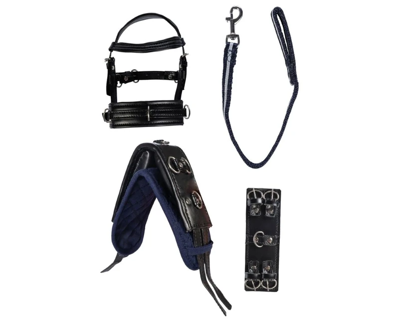 HKM Cuddle Pony Lunge Set Black One Size
